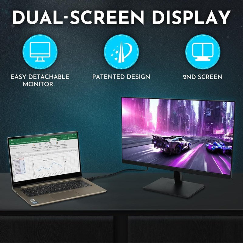 Armorr GAMERSBOX Portable Gaming Monitor, 21.5” FHD, IPS Resolution, 1920 x 1080 Freesync, 48 Hz~75 Hz for PS5, PS4, Xbox Armorr GAMERSBOX Portable Gaming Monitor, 21.5” FHD, IPS Resolution, 1920 x 1080 Freesync, 48 Hz~75 Hz for PS5, PS4, Xbox